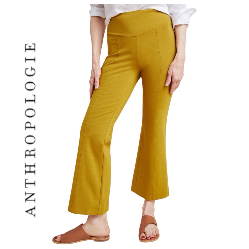 Anthropologie‎ Women’s Ponte Steetch Flare Pants - Size S